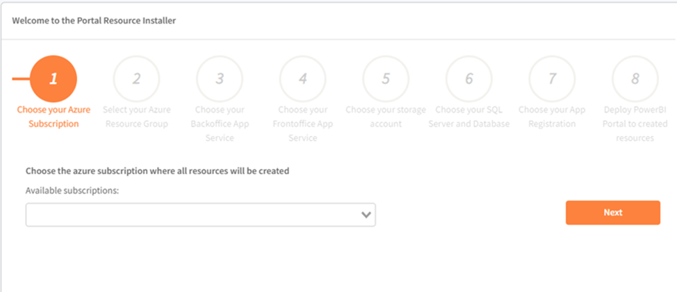 Step 1 – Azure Subscription