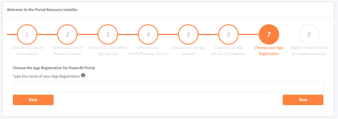 Step 7 – App Registration name