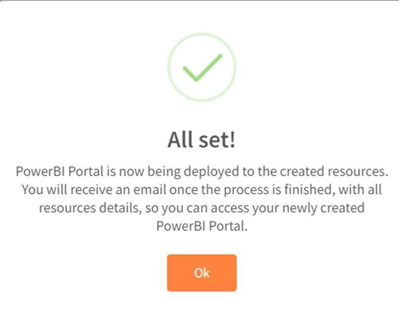 Step 8 – Deploy confirmation